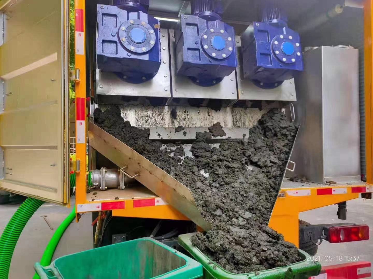 富文镇化粪池清掏城市维护站-泥浆净化干湿分离处理